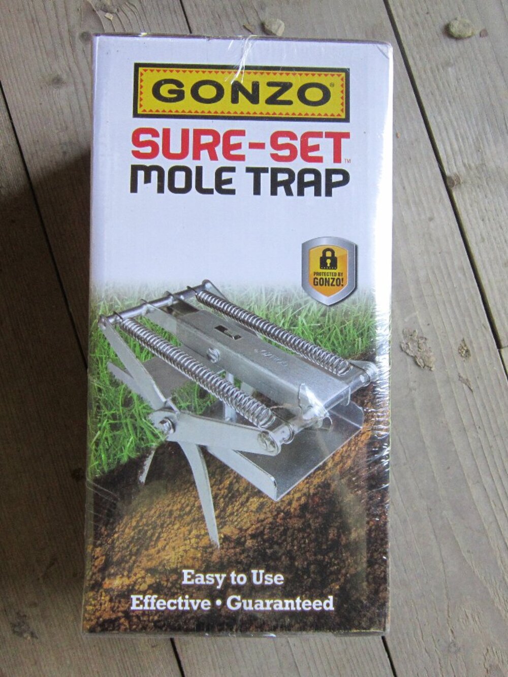 Gonzo Sure-Set Heavy Duty Zinc Plated Steel Mole Killer Trap -In-Ground Scissor